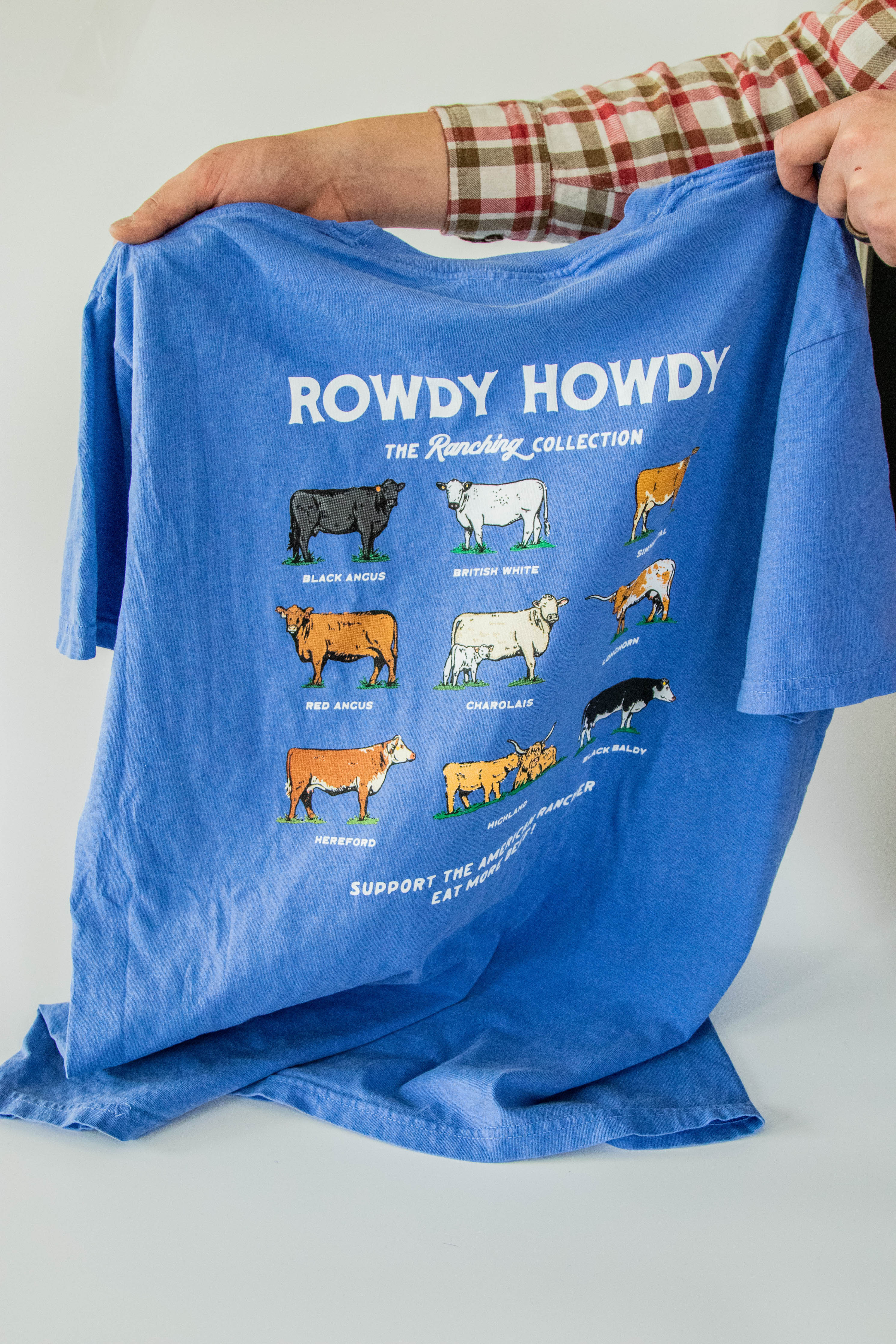 The Ranching Collection T-Shirt Flo Blue